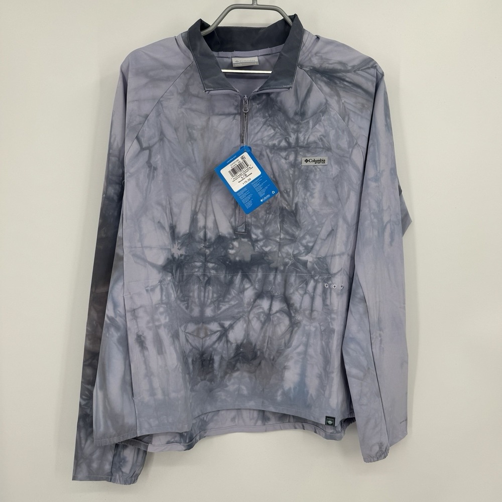 Columbia Womens PFG Uncharted Cloud 1/2 Zip Pullover Twilight FL9478 L